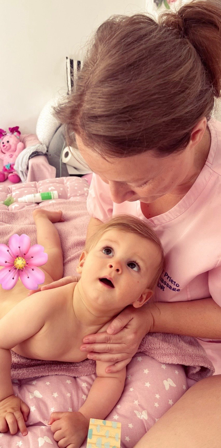 Massage bébé/maman, enfant et enfant porteur d'handicap